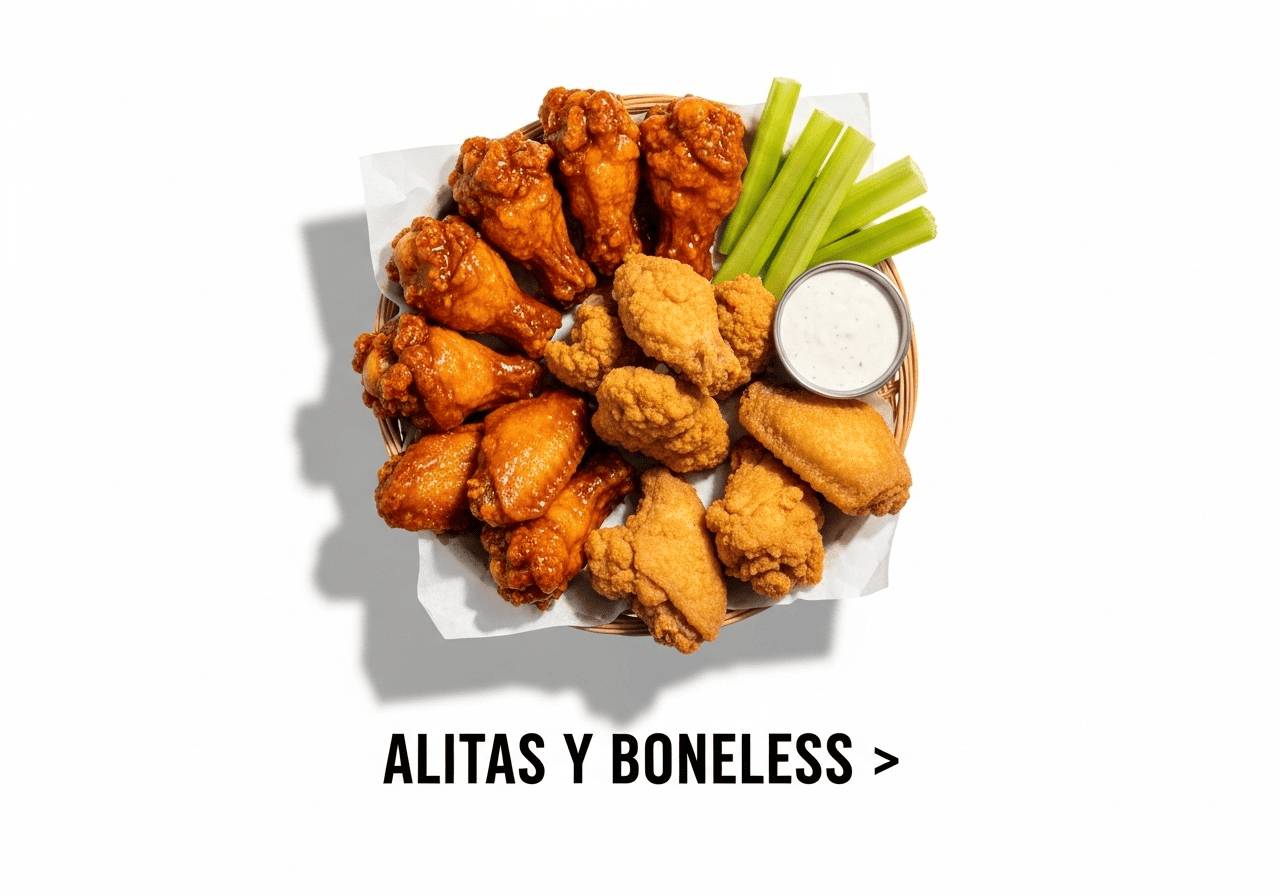 Alitas y Boneless